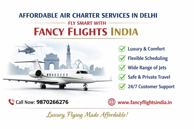 Affordable Air Charter Services in Delhi